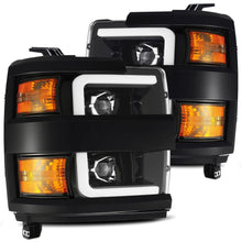 Load image into Gallery viewer, 15-19 Chevrolet Silverado 2500HD/3500HD PRO-Series Halogen Projector Headlights Jet Black