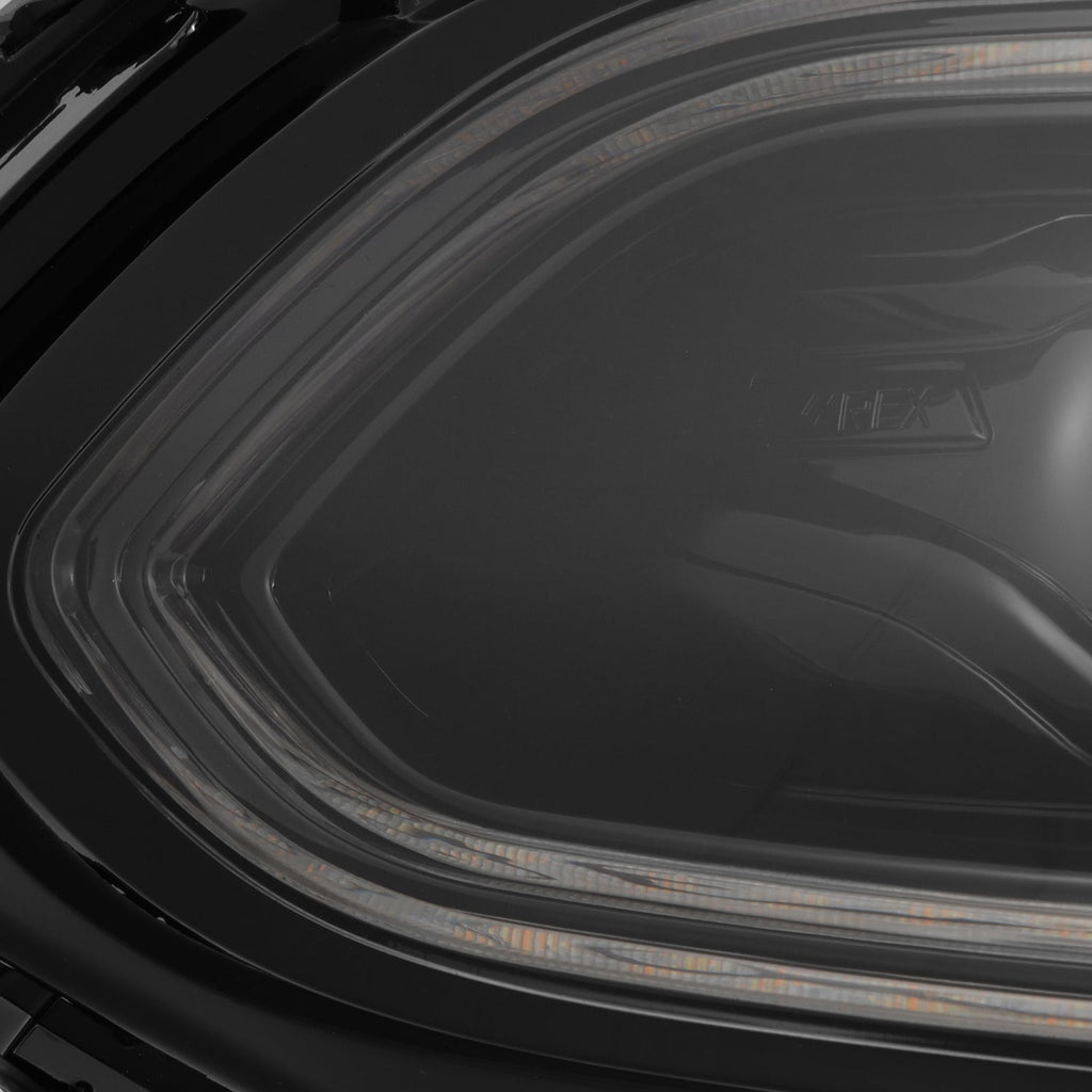 15-23 Dodge Charger LUXX-Series LED Projector Headlights Alpha-Black
