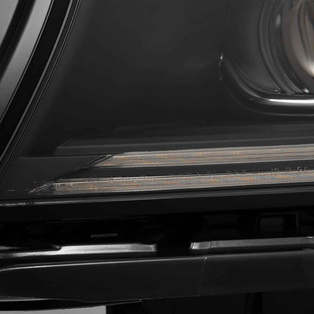 15-23 Dodge Charger LUXX-Series LED Projector Headlights Black