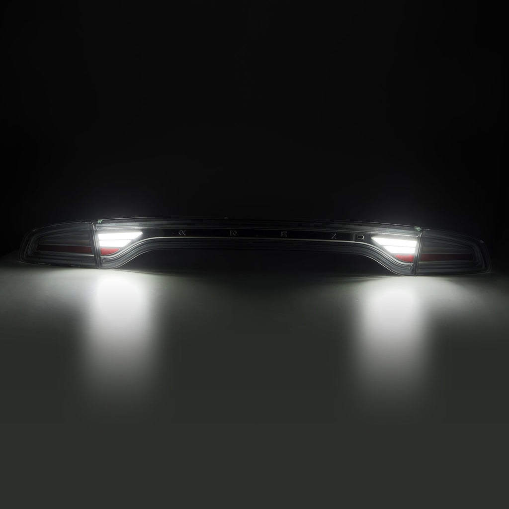 15-23 Dodge Charger MKII NOVA-Series Prismatic LED Tail Lights Chrome