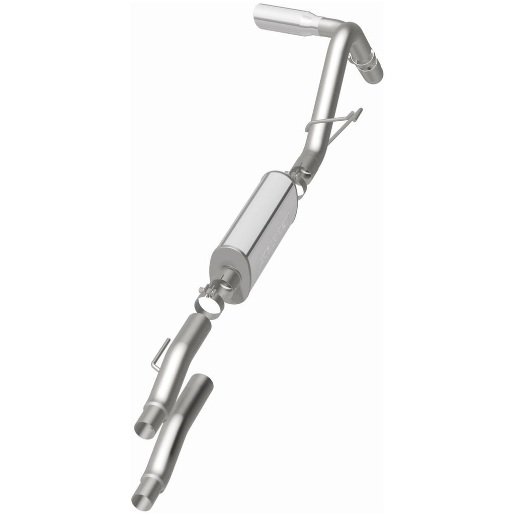 MagnaFlow 11 Ford F-150 3.7L/5.0L/6.2L SS Catback Exhaust Single Rear Side Exit w/ 4in SS Tips (15000)