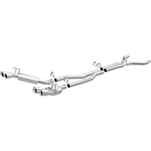 Load image into Gallery viewer, MagnaFlow 13 Chevy Camaro V8 6.2L S/C Quad Split Rear Exit Cat Back Perf Exhaust (15053)