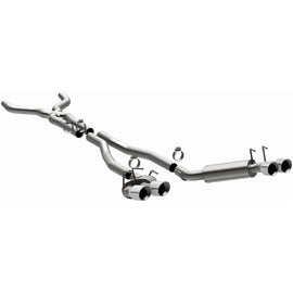 MagnaFlow 13 Chevy Camaro V8 6.2L S/C Quad Split Rear Exit Cat Back Perf Exhaust (15053)