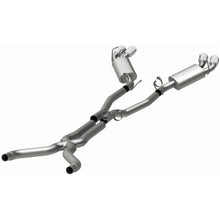 Load image into Gallery viewer, MagnaFlow 13 Chevy Camaro V8 6.2L S/C Quad Split Rear Exit Cat Back Perf Exhaust (15053)