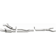 Load image into Gallery viewer, MagnaFlow 13 Chevy Camaro V8 6.2L S/C Quad Split Rear Exit Cat Back Perf Exhaust (15053)