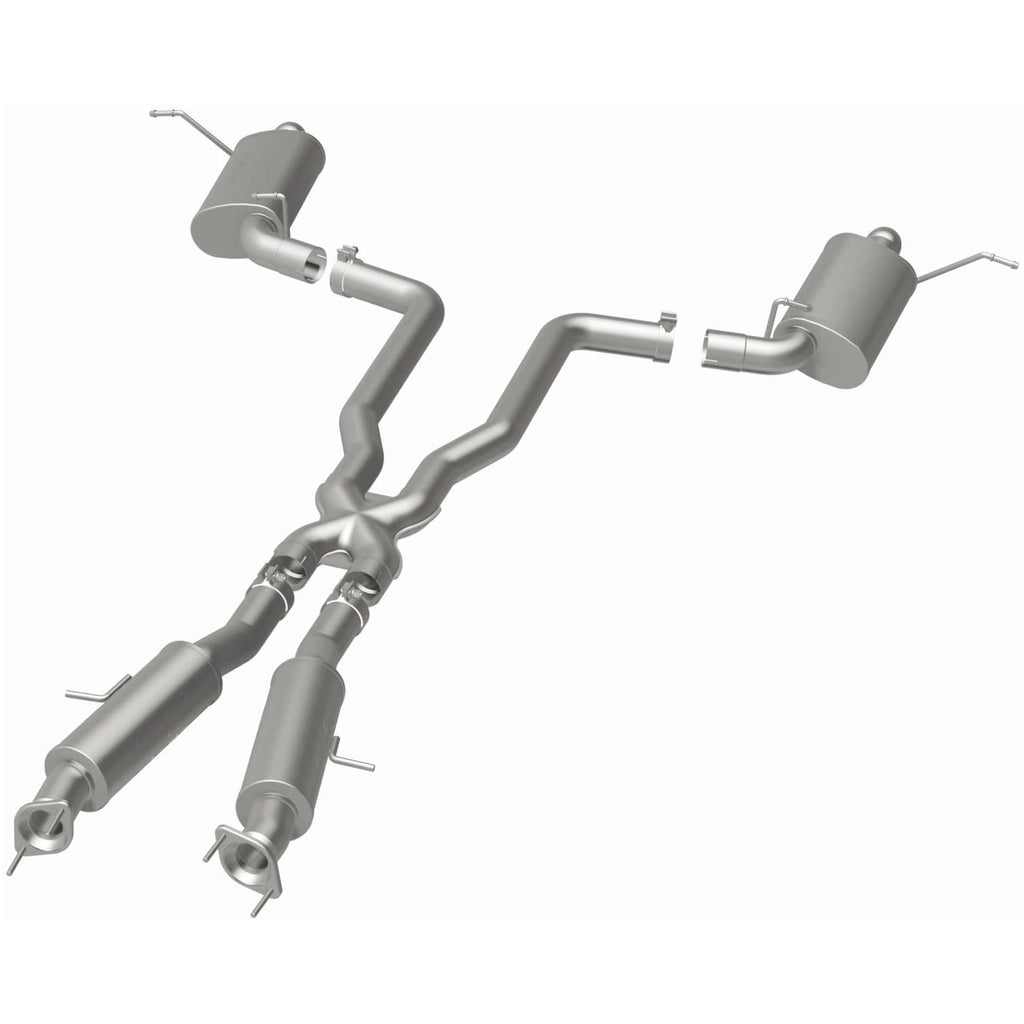 MagnaFlow 12 Jeep Grand Cherokee V8 6.4L Dual Split Rear Exit Stainless Cat Back Performance Exhaust (15064)