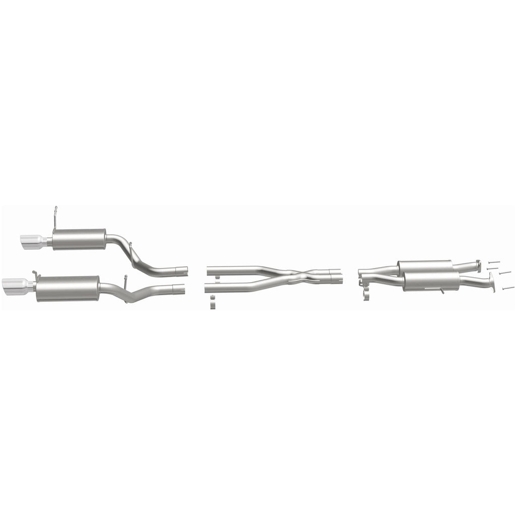 MagnaFlow 11-12 Dodge Durango V8 5.7L Dual Split Rear Exit Stainless Cat Back Performance Exhaust (15068)