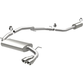 MagnaFlow 12 Ford Focus L4 2.0L HB Single Straight P/S Rear Exit Stainless Cat Back Perf Exhaust (15072)