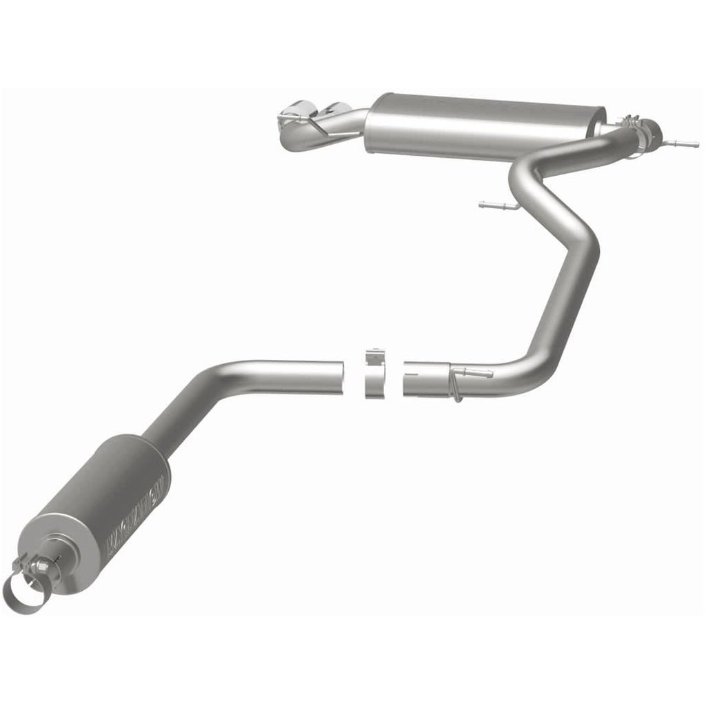 MagnaFlow 12 Ford Focus L4 2.0L HB Single Straight P/S Rear Exit Stainless Cat Back Perf Exhaust (15072)