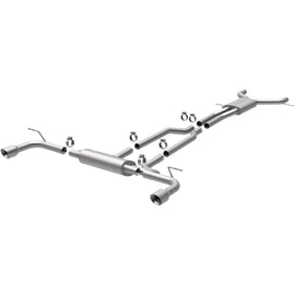 MagnaFlow 07 Audi Q7 V8 4.2L Dual Split Rear Exit Stainless Cat-Back Perf Exhaust (15085)