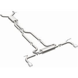 MagnaFlow 07 Audi Q7 V8 4.2L Dual Split Rear Exit Stainless Cat-Back Perf Exhaust (15085)