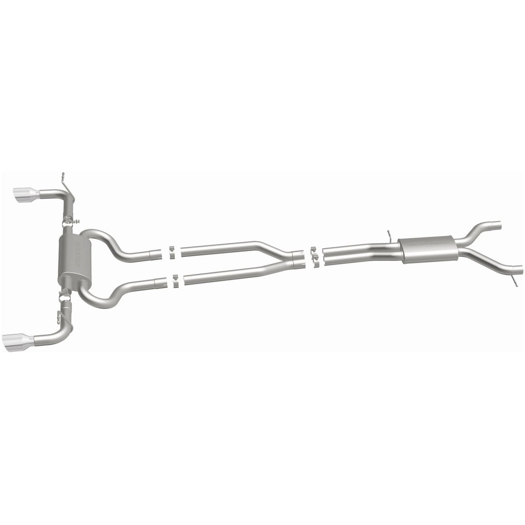 MagnaFlow 07 Audi Q7 V8 4.2L Dual Split Rear Exit Stainless Cat-Back Perf Exhaust (15085)