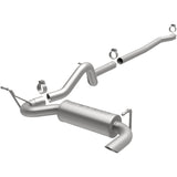 MagnaFlow 12-14 Jeep Wrangler 4dr Single Straight Rear P/S Exit Stainless C/B Performance Exhaust (15117)