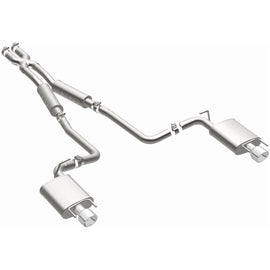 MagnaFlow 10-12 Cadillac CTS V6 3.0L (Exc AWD) Dual Split Rear Exit Stainless Cat Back Perf Exhaust (15136)