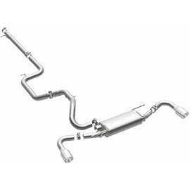 MagnaFlow 10-12 Mazda 3 L4 2.5L Hatchback Split Rear Exit Stainless Cat Back Performance Exhaust (15146)