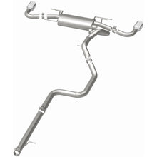 Load image into Gallery viewer, MagnaFlow 10-12 Mazda 3 L4 2.5L Hatchback Split Rear Exit Stainless Cat Back Performance Exhaust (15146)