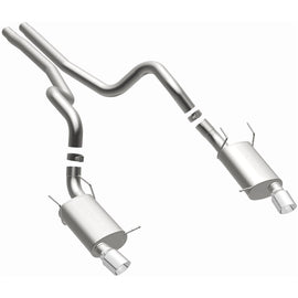 MagnaFlow 13 Ford Mustang Dual Split Rear Exit Stainless Cat Back Performance Exhaust (Street) (15149)