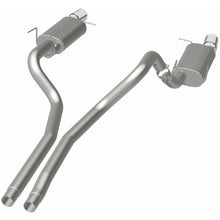 Load image into Gallery viewer, MagnaFlow 13 Ford Mustang Dual Split Rear Exit Stainless Cat Back Performance Exhaust (Street) (15149)