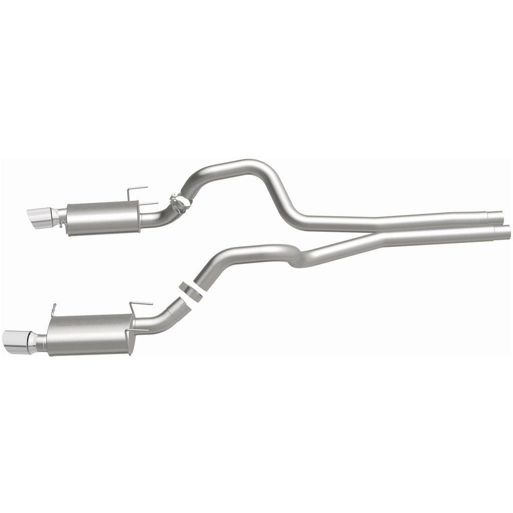 MagnaFlow 13 Ford Mustang Dual Split Rear Exit Stainless Cat Back Performance Exhaust (Street) (15149)