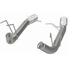Load image into Gallery viewer, MagnaFlow 13 Ford Mustang Dual Split Rear Exit Stainless Axle-Back Cat Back Exhaust (Competition) (15152)