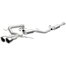Load image into Gallery viewer, MagnaFlow 13 Ford Focus 2.0L Turbocharged ST Dual Center Rear Exit Stainless Cat Back Perf Exhaust (15155)