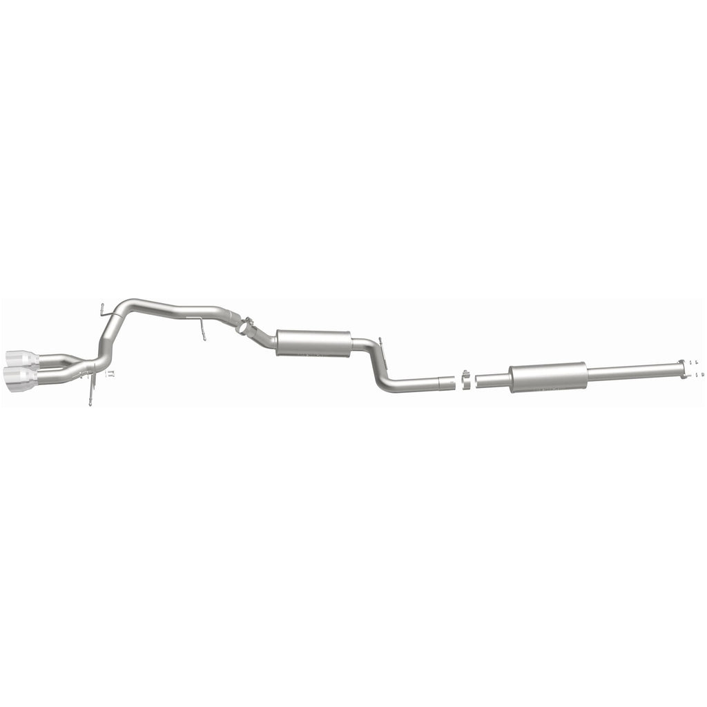 MagnaFlow 13 Ford Focus 2.0L Turbocharged ST Dual Center Rear Exit Stainless Cat Back Perf Exhaust (15155)