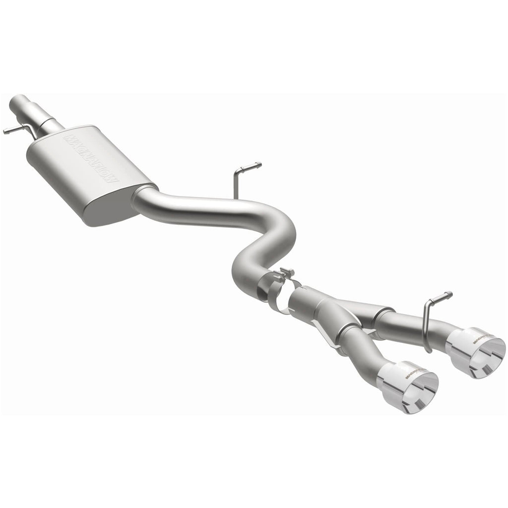 MagnaFlow 12-13 VW Golf L4 2.0L Turbocharged Dual Center Rear Exit Stainless Cat Back Perf Exhaust (15156)
