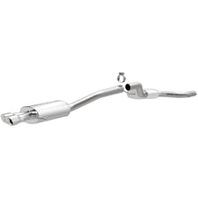 Load image into Gallery viewer, MagnaFlow 12 VW Jetta 2.0L Turbocharged Dual Straight D/S Rear Exit Stainless Cat Back Perf Exhaust (15158)