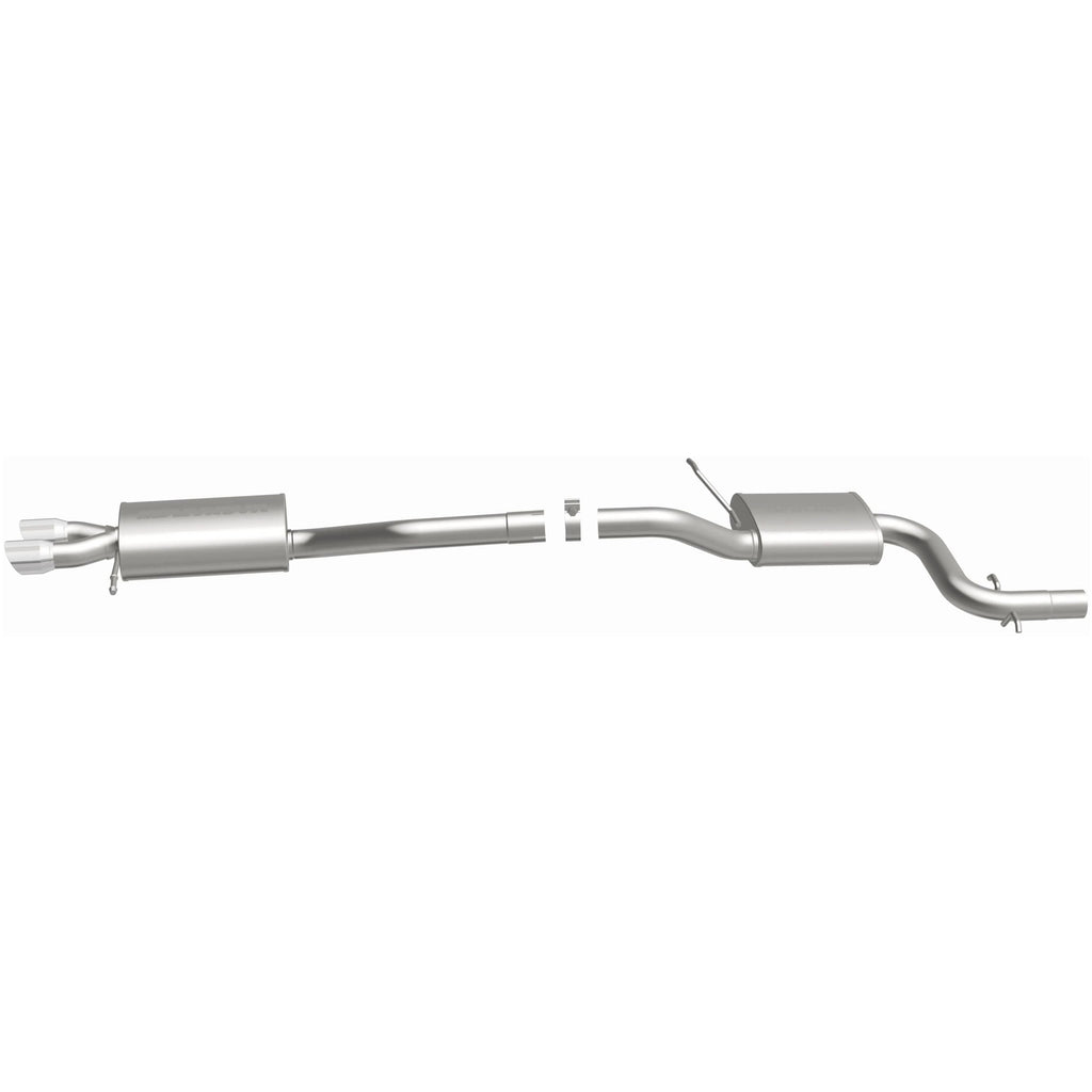 MagnaFlow 12 VW Jetta 2.0L Turbocharged Dual Straight D/S Rear Exit Stainless Cat Back Perf Exhaust (15158)