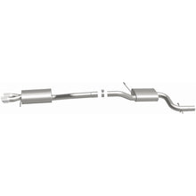 Load image into Gallery viewer, MagnaFlow 12 VW Jetta 2.0L Turbocharged Dual Straight D/S Rear Exit Stainless Cat Back Perf Exhaust (15158)