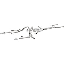 Load image into Gallery viewer, MagnaFlow 65-68 Chevy Impala All V8 Multiple Exit Options Crossmember-Back Perf Exhaust (15165)