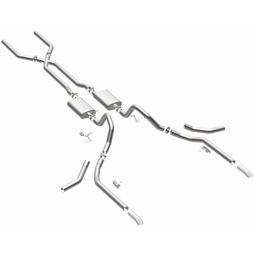 MagnaFlow 65-68 Chevy Impala All V8 Multiple Exit Options Crossmember-Back Perf Exhaust (15165)