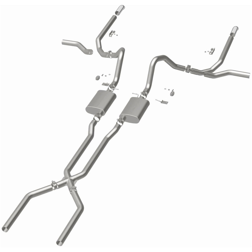 MagnaFlow 65-68 Chevy Impala All V8 Multiple Exit Options Crossmember-Back Perf Exhaust (15165)