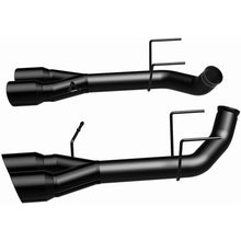 Load image into Gallery viewer, MagnaFlow 13 Ford Mustang Shelby GT500 V8 5.8L Quad Split Rear Exit Stainless Cat Back Perf Exhaust (15177)