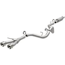 Load image into Gallery viewer, MagnaFlow 13 Hyundai Veloster 1.6L Turbo Dual Center Rear Exit Stainless Cat Back Perf Exhaust (15215)