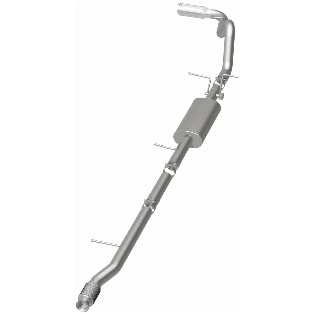 Magnaflow 14 Chevy Silverado V8 5.3L CC/EC Cab Single P/S Rear Exit Stainless Cat Back Perf Exhaust (15267)