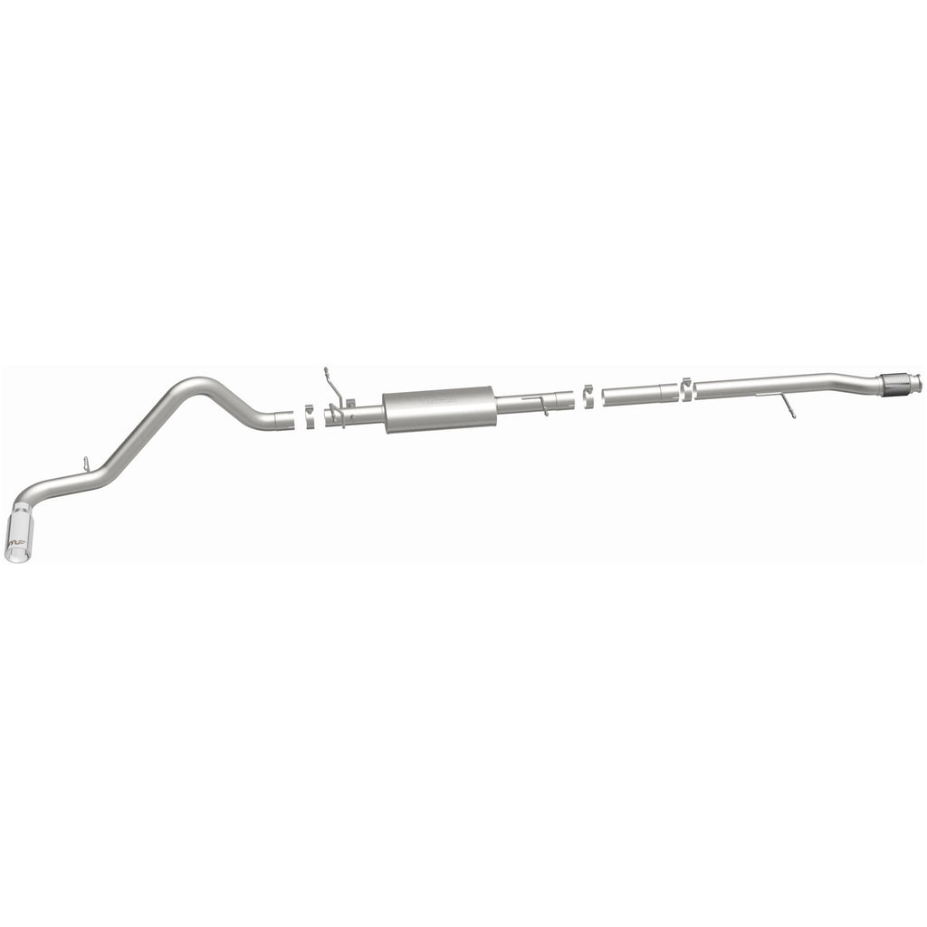 Magnaflow 14 Chevy Silverado V8 5.3L CC/EC Cab Single P/S Rear Exit Stainless Cat Back Perf Exhaust (15267)