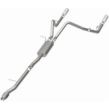 Load image into Gallery viewer, Magnaflow 14 Chevy Silverado V8 5.3L CC/EC Cab Dual Split Rear Exit Stainless Cat Back Perf Exhaust (15268)