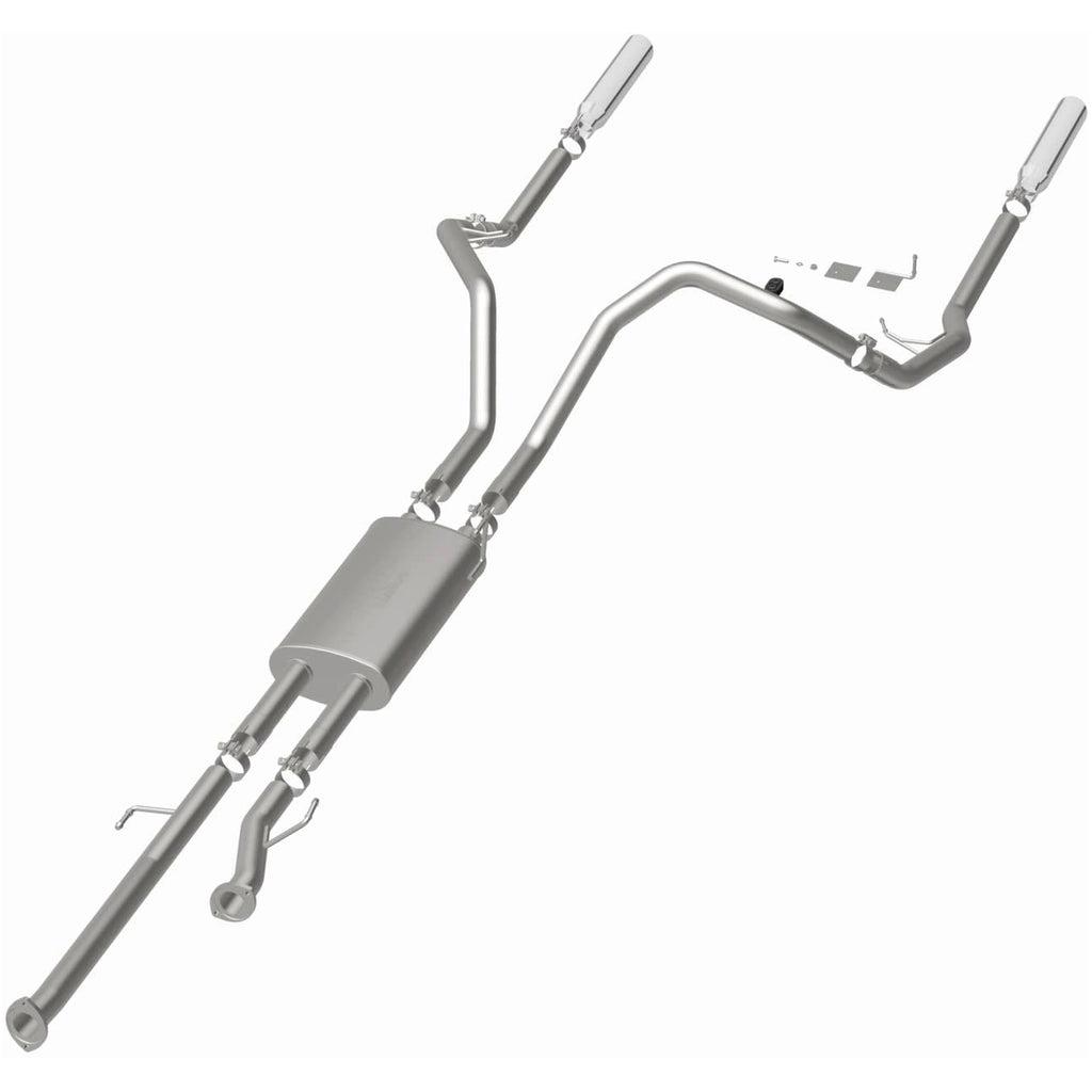 MagnaFlow 14 Toyota Tundra V8 4.6L/5.7L Stainless Cat Back Exhaust Dual Split Rear Exit (15305)