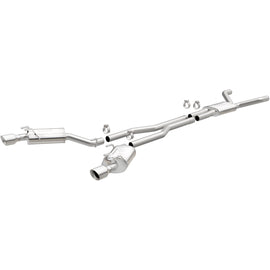 MagnaFlow Cat-Back Stainless Dual Split Rear Exit 4in Polished Tips 11-15 Chevy Camaro 3.6L V6 (15353)