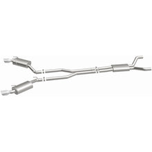 Load image into Gallery viewer, MagnaFlow Cat-Back Stainless Dual Split Rear Exit 4in Polished Tips 11-15 Chevy Camaro 3.6L V6 (15353)