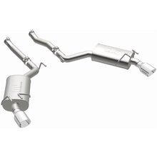 Load image into Gallery viewer, MagnaFlow Axle-Back Stainless Dual Split 4in Polished Tips 10-15 Chevrolet Camaro Convert. 3.6L V6 (15354)