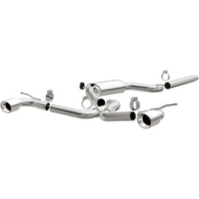 Load image into Gallery viewer, MagnaFlow SYS C/B Dual Split Rear Exit 4in Polished Tips 2015 VW GTI 2.0L Turbo (15357)