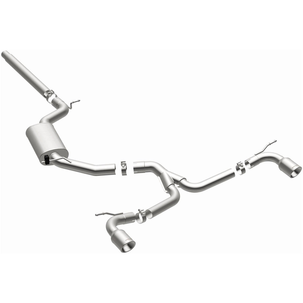MagnaFlow SYS C/B Dual Split Rear Exit 4in Polished Tips 2015 VW GTI 2.0L Turbo (15357)