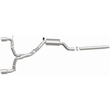 Load image into Gallery viewer, MagnaFlow SYS C/B Dual Split Rear Exit 4in Polished Tips 2015 VW GTI 2.0L Turbo (15357)