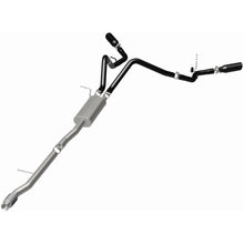 Load image into Gallery viewer, MagnaFlow SYS Cat-Back 3.5in Black Dual Split Rear Tips 14-15 Chevy Silverado/GMC Sierra 4.3L-5.3L (15360)