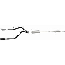 Load image into Gallery viewer, MagnaFlow SYS Cat-Back 4in Black Dual Split Rear Tips 14-15 Chevy Silverado/GMC Sierra 4.3L-5.3L (15361)
