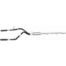 Load image into Gallery viewer, MagnaFlow SYS Cat-Back 3.5in Black Dual Split Rear Tips 10-13 Chevy Silverado / GMC Sierra 5.3L (15362)