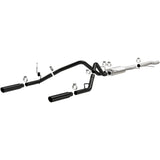 MagnaFlow SYS Cat-Back 3.5in Black Dual Split Rear Tips 10-13 Chevy Silverado / GMC Sierra 5.3L (15362)