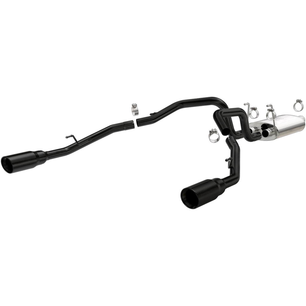 Magnaflow 09-15 Dodge Ram 1500 V8 Dual Spilt Rear Exit Black Stainless C/B Perf Exhaust (15363)